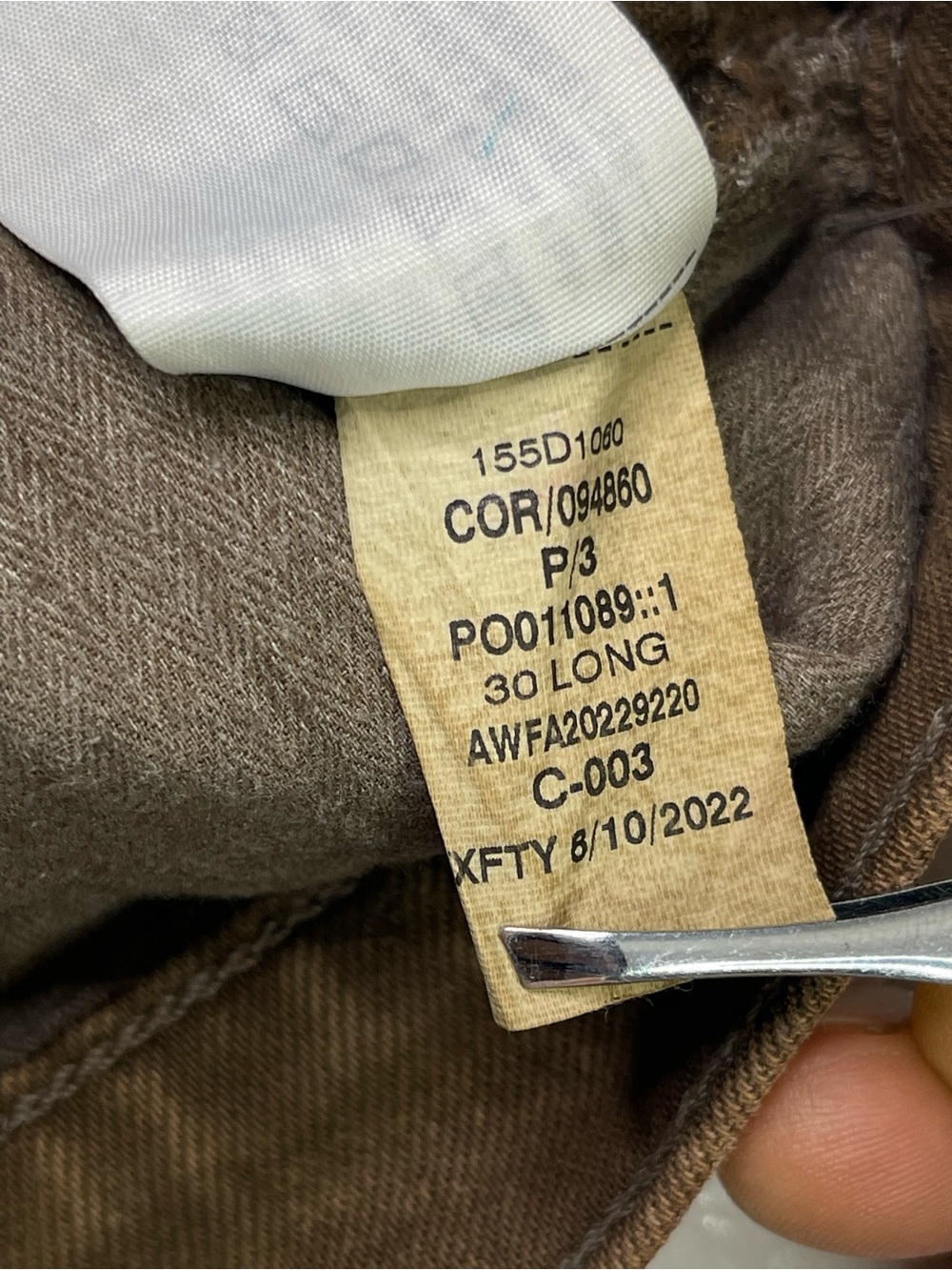 Abercrombie & Fitch Pants Womens 30 10 Brown The 90s Straight Ultra High Rise - Picture 8 of 12